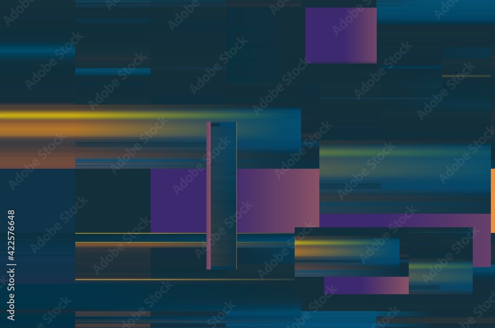 Aufkleber modern background with dead pixel and bug, glitch and error signal. optical distortion, overlapping 