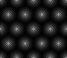 Vector geometric seamless pattern. Modern geometric background with dots circles.