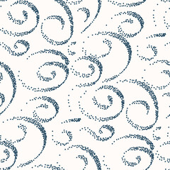 Seamless pattern with monochrome abstract pattern