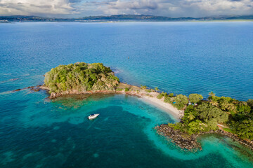 Les Trois-Ilets, Martinique, FWI - Aerial view of La Pointe du Bout