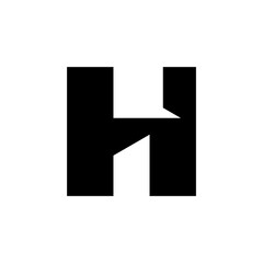 Letter H logo. Icon design. Template elements - vector sign
