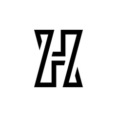 Letter H logo. Icon design. Template elements - vector sign