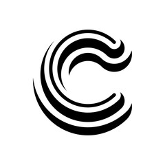 Letter C logo. Icon design. Template elements - vector sign
