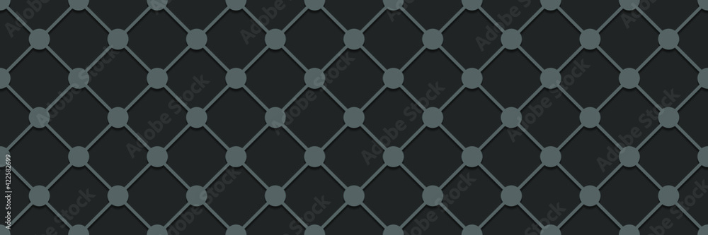 Poster vector graph seamless. grid line. seamless cage texture.
