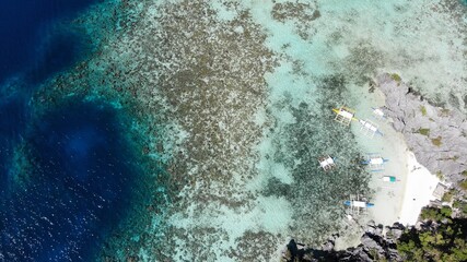 Aerial view from Palawan, Philipines - created by dji camera