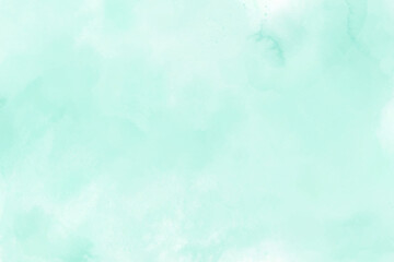 Mint green gradient watercolor vector background
