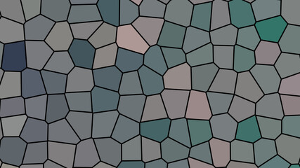 Multicolored abstract geometric background. Polygonal, mosaic pattern.