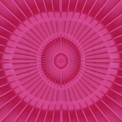 bright pink plastic chair with many holes and patterns