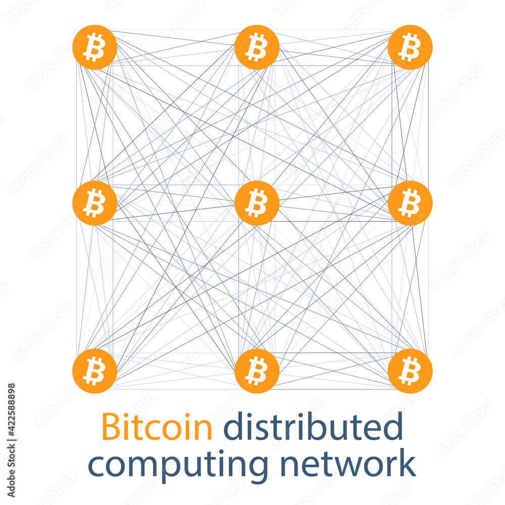 Poster abstract bitcoin cryptocurrency wireframe mesh background.