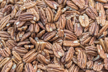 Pecan. Vegetarian organic food. Nuts and seeds