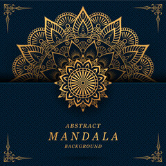 abstract mandala with gorgeous arabesque pattern style background for cover, card, print, poster, brochure, banner