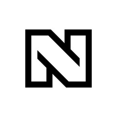 Letter N logo. Icon design. Template elements - vector sign