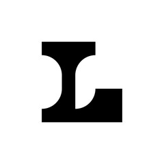 Letter L logo. Icon design. Template elements - vector sign
