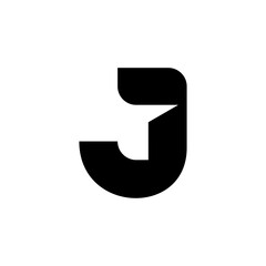 Letter J logo. Icon design. Template elements - vector sign