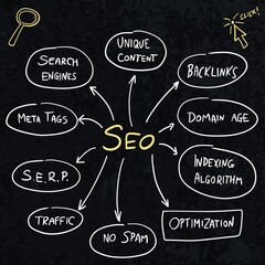SEO marketing mind map