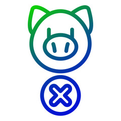 No pork icon