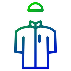 Muslim clothes icon