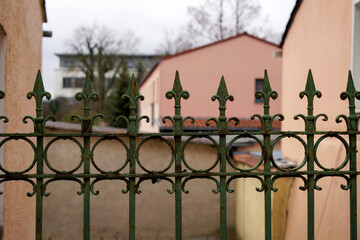 Fence wire photographed outdoors in the best of daylight