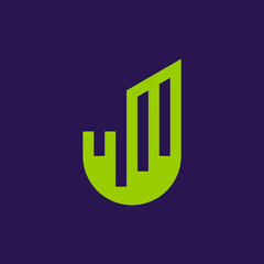 Letter J logo. Icon design. Template elements - vector sign