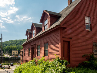 old landmark house in the village