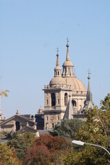 Fototapeta na wymiar Monasterio de San Lorenzo de El Escorial, Madrid, España