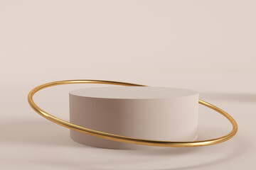 Cylinder golden ring