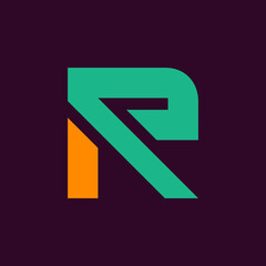 Letter R logo. Icon design. Template elements - vector sign