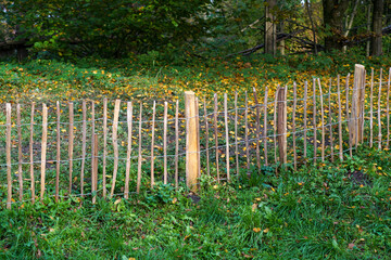 Fence wire photographed outdoors in the best of daylight