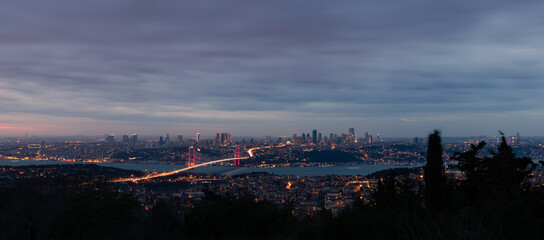 15 July Martyrs Bridge in Istanbul, Turkey