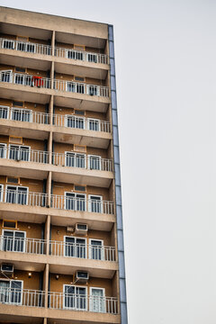 modern apartment building