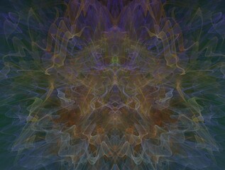 Imaginatory fractal background generated Image