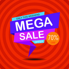 Super Sale , big sale discount Banner design. discount banner vector Template with eps10 green background free royalty.