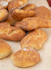 Traditional italian buns called 