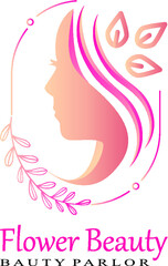 Flower Beauty modern colorful logo design 