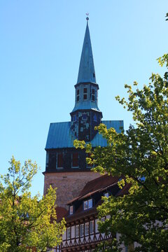 Osterode am Harz, Kirchturm der Kirche St. Aegidien