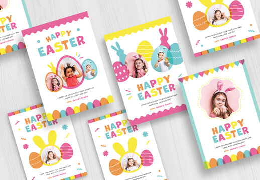 Colorful Easter Card