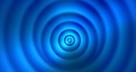 Abstrakter Hintergrund - weiche verschwommene blaue Kreise mit Lichtreflexen 