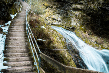 Foto vom Wasserfall in den Schwarzwald