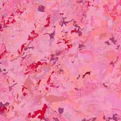 Colorful pinky military textile.  Girls fashion background