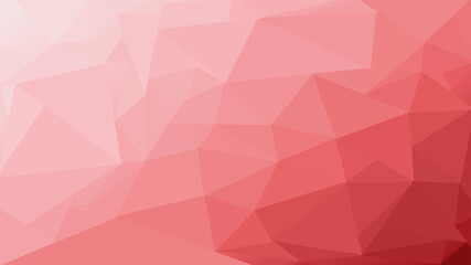 Obraz premium Polygons in red and white pattern, geometric graphic with triangles.