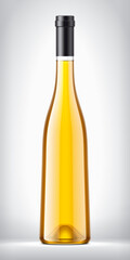 Glass Bottle on background.