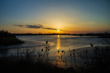 Tramonto sulla laguna