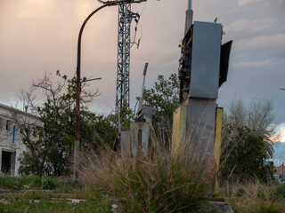 OLD GAS STATION ABANDONED, RETRO