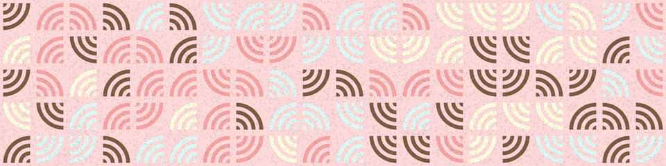 Abstract Geometric Pattern generative computational art illustration