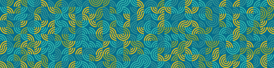 Abstract Geometric Pattern generative computational art illustration