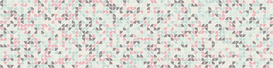 Abstract Geometric Pattern generative computational art illustration