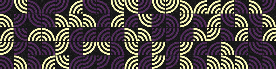 Abstract Geometric Pattern generative computational art illustration