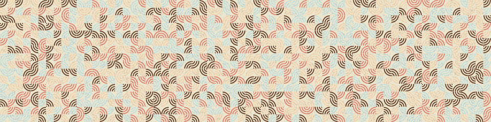 Abstract Geometric Pattern generative computational art illustration