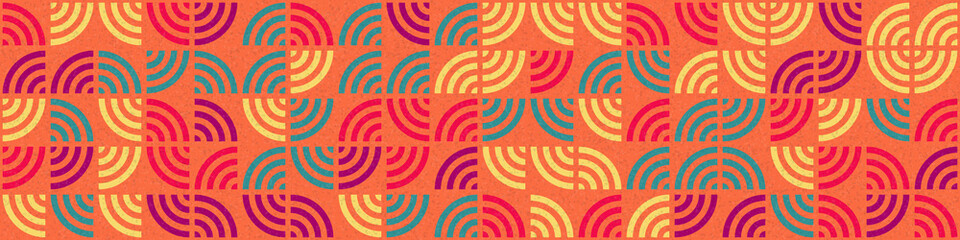 Abstract Geometric Pattern generative computational art illustration