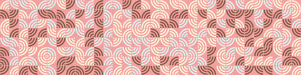 Abstract Geometric Pattern generative computational art illustration